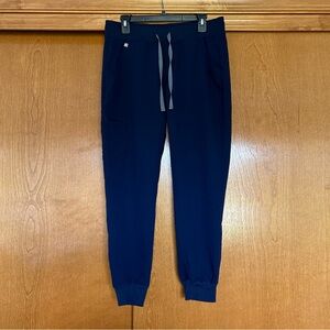 Figs Zamora Jogger Scrub Pants in Navy Blue Size Medium